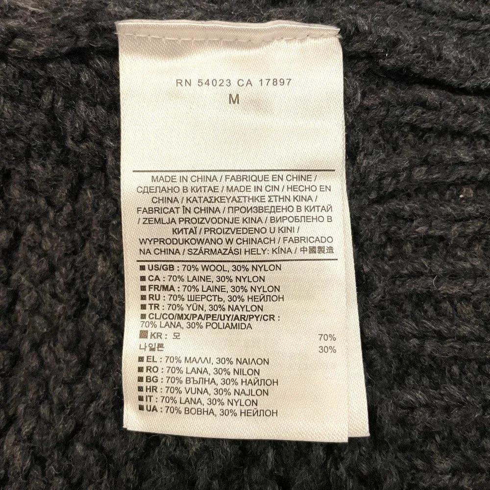 Banana Republic Open Front Textured Long Cardigan Sweater